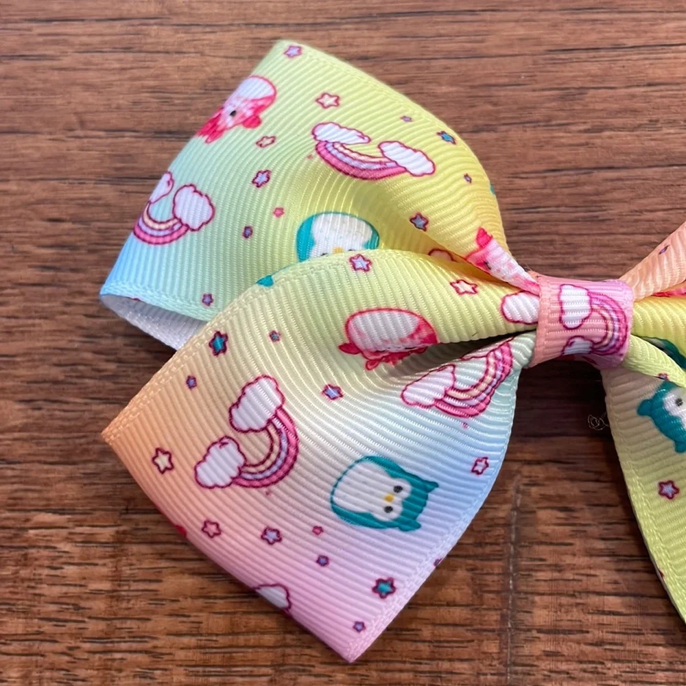 Squishmallow Girls Hair Bow - Alligator Clip - Girls Hair Bow
